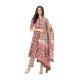 Maroon Floral Print Pure Cotton A-line Kurta Set With Dupatta | Elegant | Classy | Floral printed Maroon Floral Print Pure Cotton A-line Kurta Set With Dupatta | Elegant | Classy | Floral printed