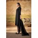 Black Straight-cut Muslin Elegant Ensemble Kurta Set With Dupatta | Stylish | Classy | Festive wear 