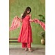 Pink Dyed Regular Square Neck Sleeveless Straight Kurta with palazzo & Dupatta | Stylish | Elegant | Festive wear Pink Dyed Regular Square Neck Sleeveless Straight Kurta with palazzo & Dupatta | Stylish | Elegant | Festive wear