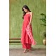 Pink Dyed Regular Square Neck Sleeveless Straight Kurta with palazzo & Dupatta | Stylish | Elegant | Festive wear Pink Dyed Regular Square Neck Sleeveless Straight Kurta with palazzo & Dupatta | Stylish | Elegant | Festive wear