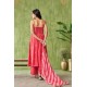 Pink Dyed Regular Square Neck Sleeveless Straight Kurta with palazzo & Dupatta | Stylish | Elegant | Festive wear Pink Dyed Regular Square Neck Sleeveless Straight Kurta with palazzo & Dupatta | Stylish | Elegant | Festive wear