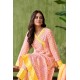  Yellow Floral Printed Cotton Angrakha Kurta with Gotapati Work pants and Dupatta | Traditional Collection | Stylish and Elegant | Festive wear 