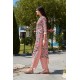 Pink Cotton Blend Straight Floral Printed Kurta Set with Dupatta | Elegant and Classy | Festive wear 