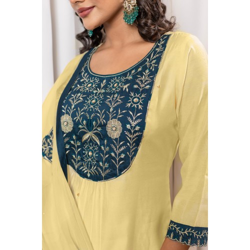 Beige Roman Silk Straight Embroidered Kurta Set with Dupatta |Traditional | Stylish | Elegant | Festive wear Beige Roman Silk Straight Embroidered Kurta Set with Dupatta |Traditional | Stylish | Elegant | Festive wear