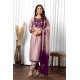 Lilac purple Roman Silk Straight Embroidered Kurta Set with Dupatta |Traditional | Stylish | Elegant | Festive wear Lilac purple Roman Silk Straight Embroidered Kurta Set with Dupatta |Traditional | Stylish | Elegant | Festive wear