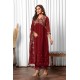 Maroon silk blend Flared Embroidered Anarkali Kurta Set with Dupatta | Traditional Collection | Ethnic | Embroidery work | Festive wear Maroon silk blend Flared Embroidered Anarkali Kurta Set with Dupatta | Traditional Collection | Ethnic | Embroidery work | Festive wear
