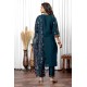 Blue Roman Silk Straight Embroidered With Mirror Work Kurta Set with Dupatta | Traditional Collection | Ethnic | Festive wear Blue Roman Silk Straight Embroidered With Mirror Work Kurta Set with Dupatta | Traditional Collection | Ethnic | Festive wear