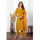 Yellow Roman Silk Straight Embroidered With Mirror Work Kurta Set with Dupatta | Traditional Collection | Ethnic | Festive wear Yellow Roman Silk Straight Embroidered With Mirror Work Kurta Set with Dupatta | Traditional Collection | Ethnic | Festive wear