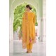 Mustard yellow Poly Organza Flared Embroidered With Handwork Kurta Set with Dupatta | Traditional Collection | Embroidery work | Ethnic Mustard yellow Poly Organza Flared Embroidered With Handwork Kurta Set with Dupatta | Traditional Collection | Embroidery work | Ethnic