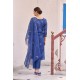 Rich Blue Pure Tabby Digital Printed Straight Embroidered Kurta Set with Dupatta | Traditional Collection | Ethnic | Festive wear 