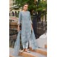 Grey Roman Silk Straight-cut Embroidered Kurta Set with Dupatta | Traditional Collection | Elegant | Classy | Festive wear 