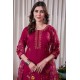 Red Roman Silk Straight Embroidered With Mirror Work Kurta Set with Dupatta | Traditional Collection | Ethnic | Festive wear Red Roman Silk Straight Embroidered With Mirror Work Kurta Set with Dupatta | Traditional Collection | Ethnic | Festive wear