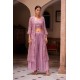 Lilac purple embroidered shrug kurti, crop top and sharara set | Traditional Collection | Elegant and Classy | Festive wear Lilac purple embroidered shrug kurti, crop top and sharara set | Traditional Collection | Elegant and Classy | Festive wear